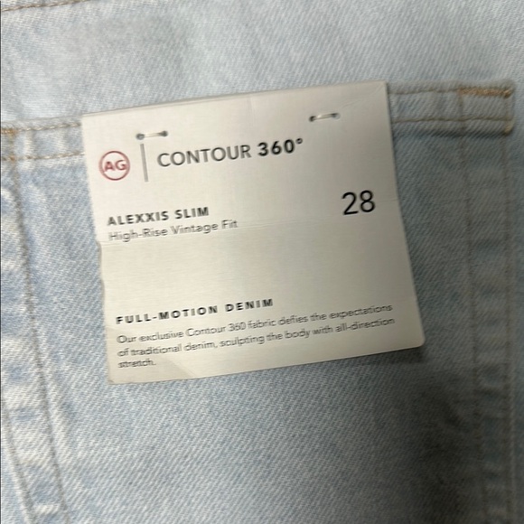AG Contour 360 Alexxis Slim High-Rise Vintage Fit 28 - Picture 6 of 7